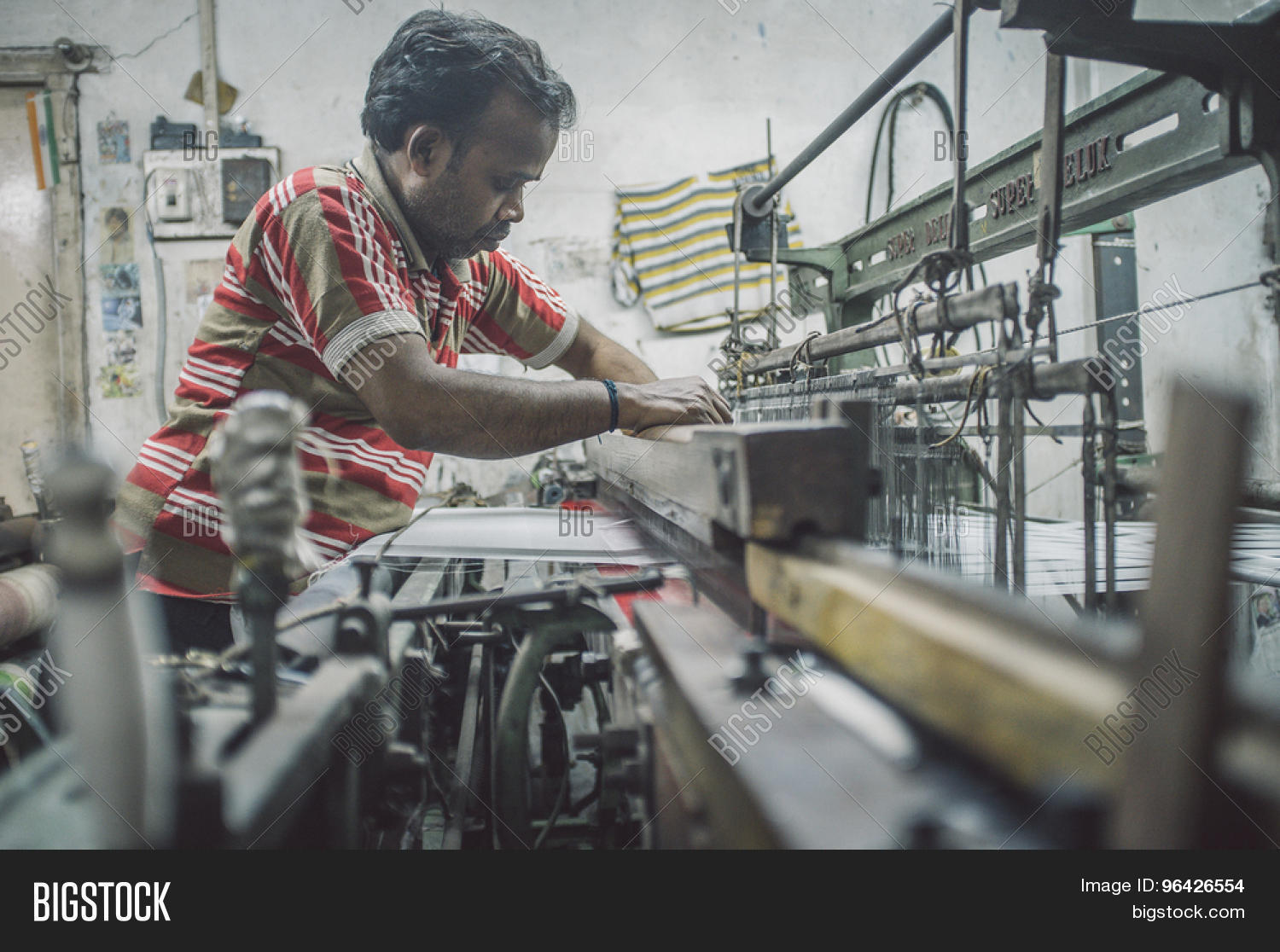 The Weaving Factory Loom Operator