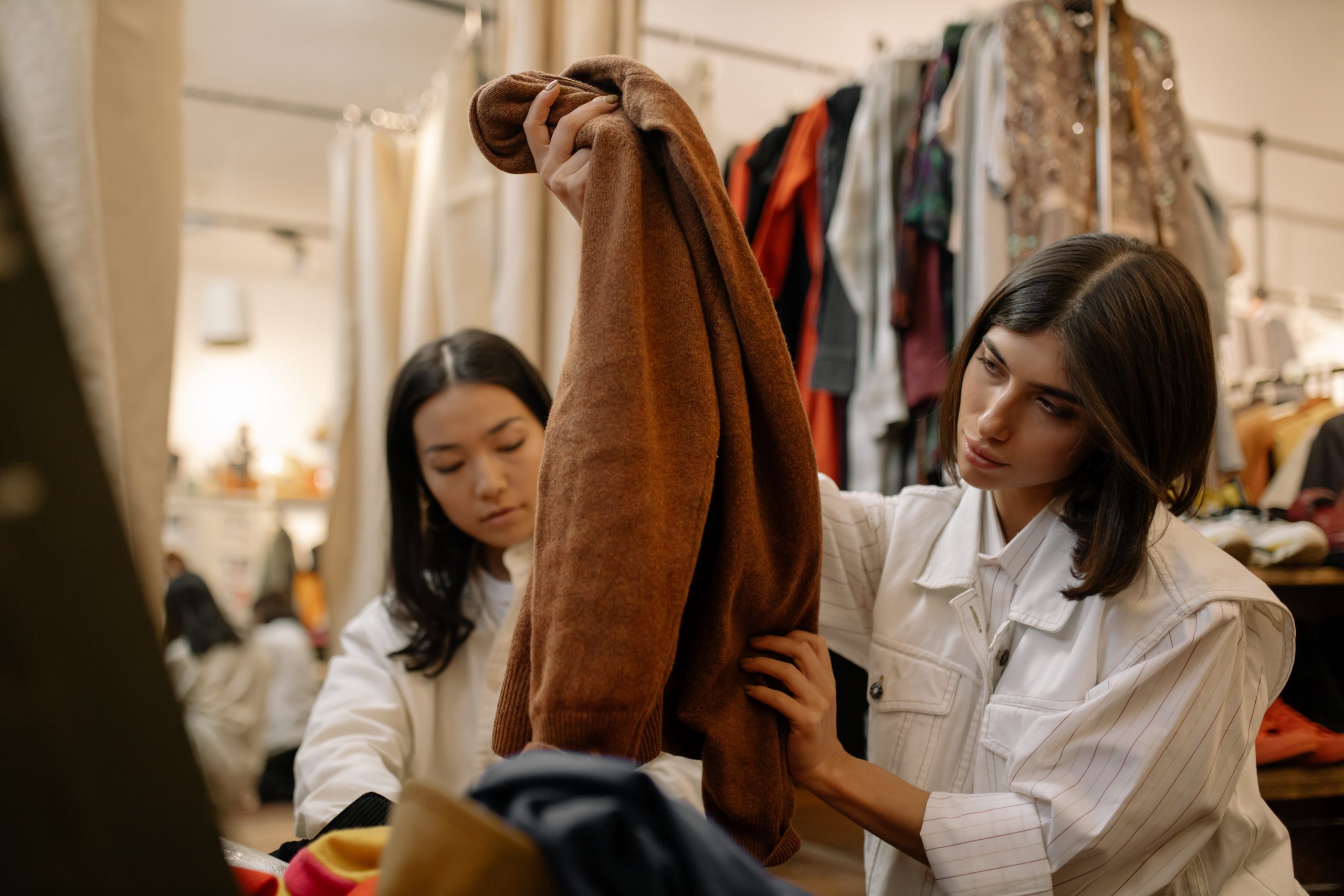 The largest textile market in Beijing