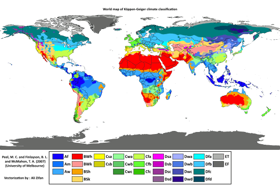 The Textile Regions of the World