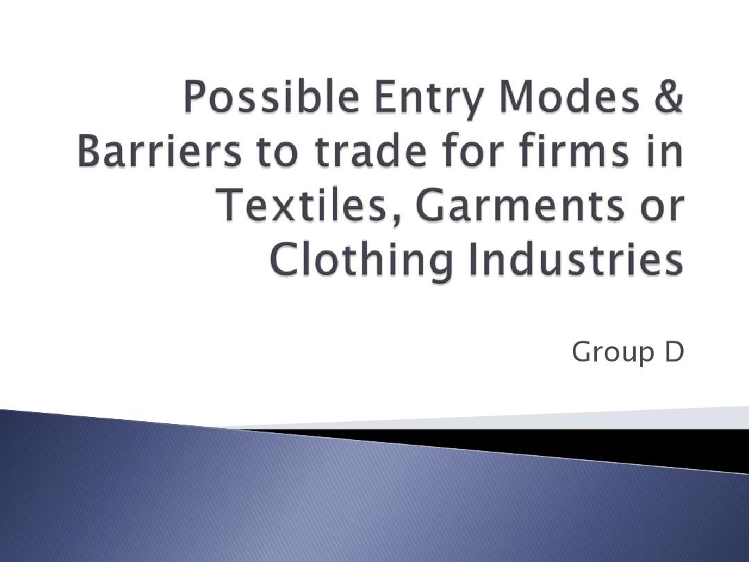 Textile Trading: A Global Perspective