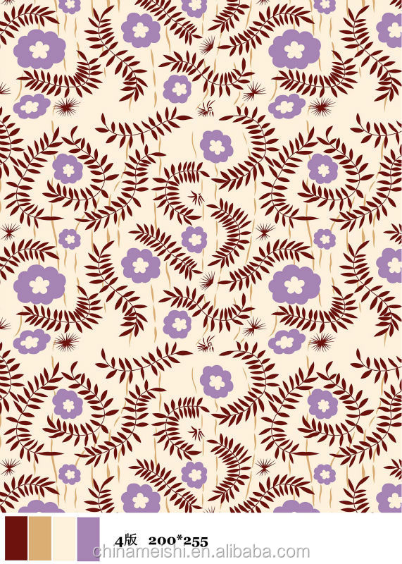 Title: The Art of Overlapping and Partitioning Pattern in Textile Design