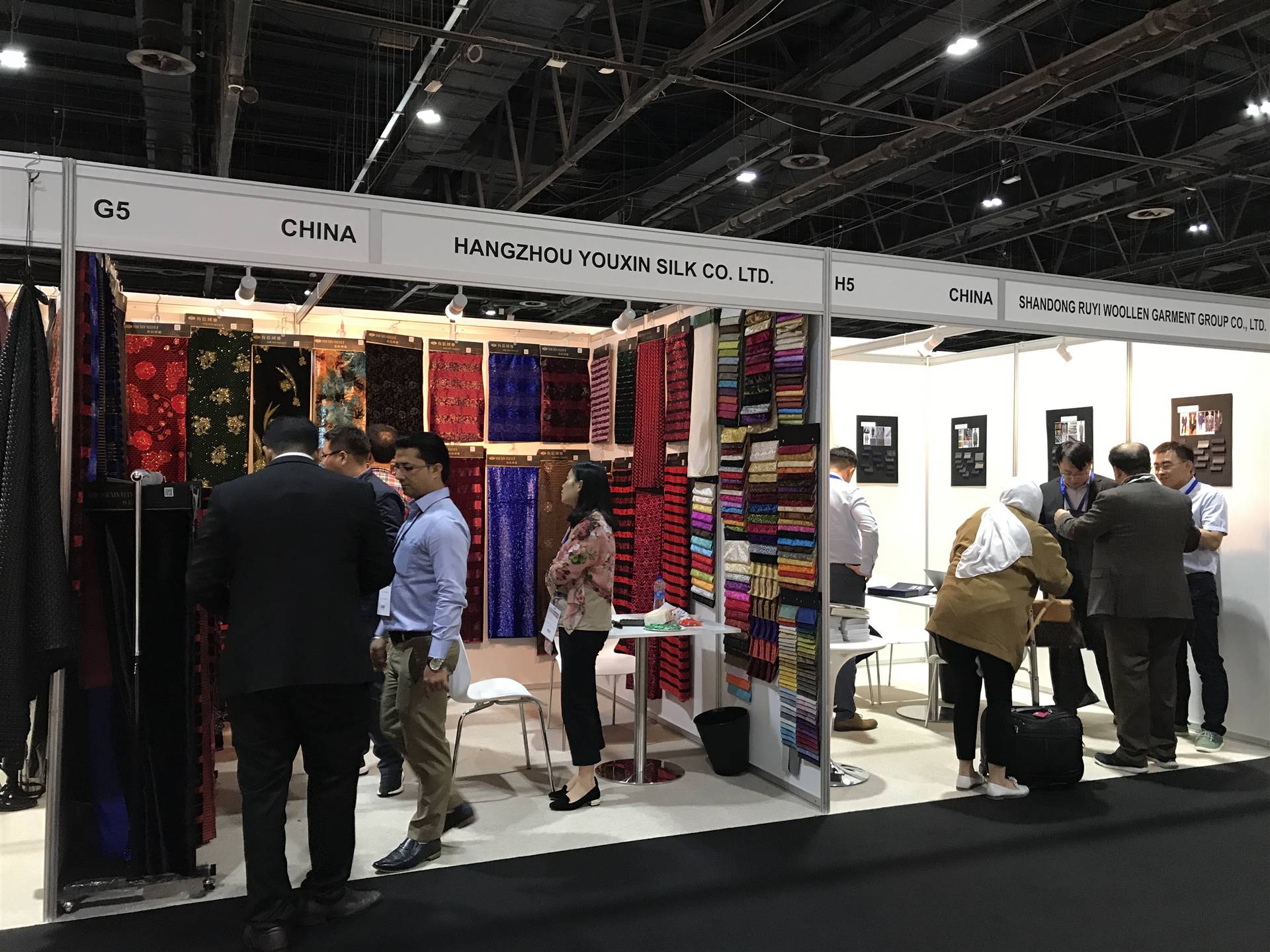 Title: Exploring the World of Textiles at the International Textile Exhibition