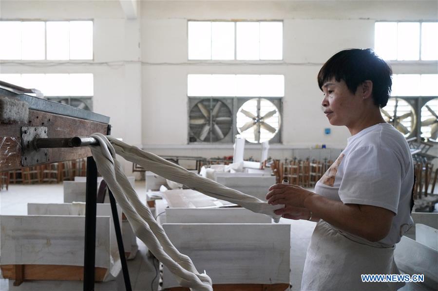 Title: The Textile Industry in the Nearby Village of Neixiang