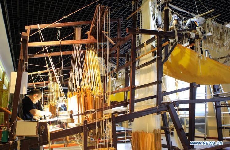 The dyeing process of textiles at Nanjing Textile Group