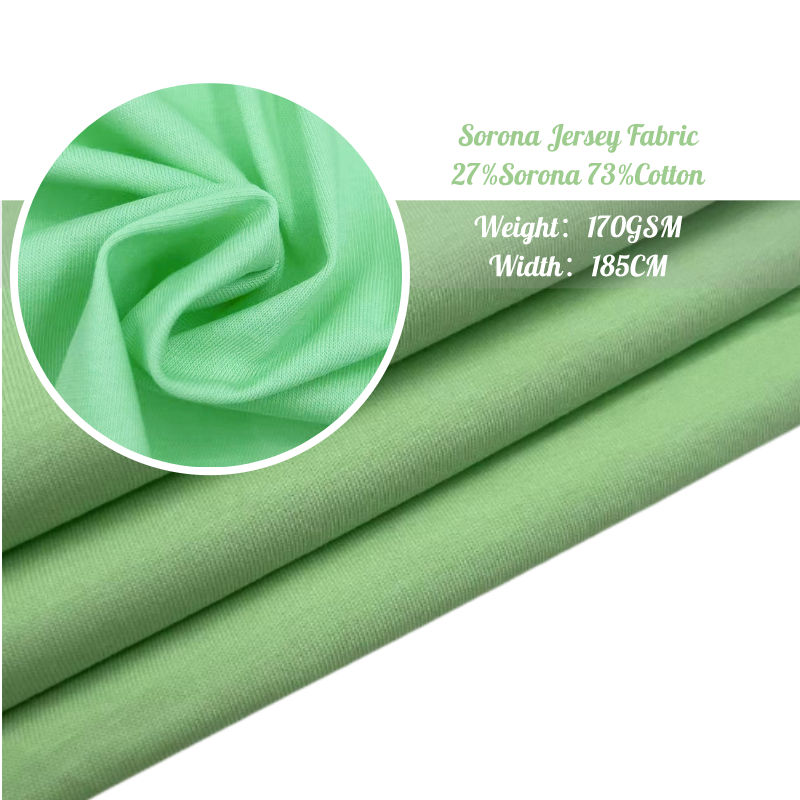 Green Knitted Textile Manufacturers Spot Wholesale