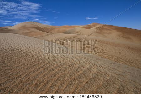 Title: Sand Dune Textile Market Building: A Cultural Icon of the Desert