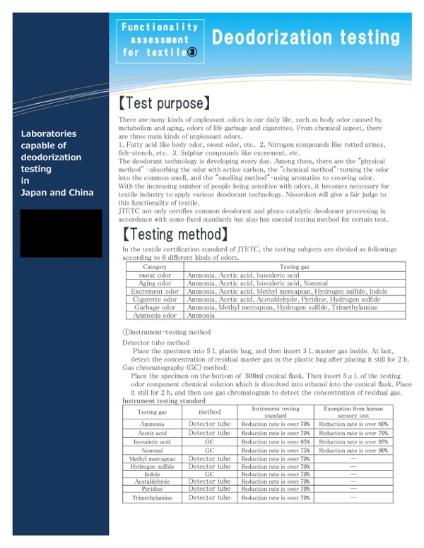 Title: Pricing Requirements for Textile Testing and Inspection Services