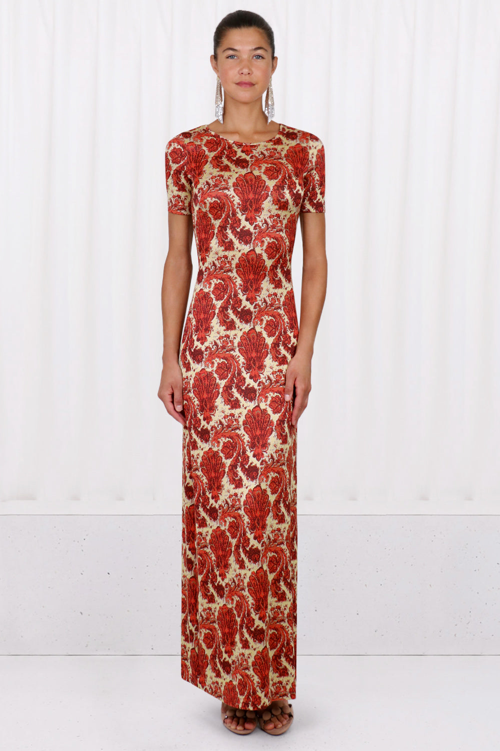 Red Gown Textiles: A Tapestry of Color and Pattern