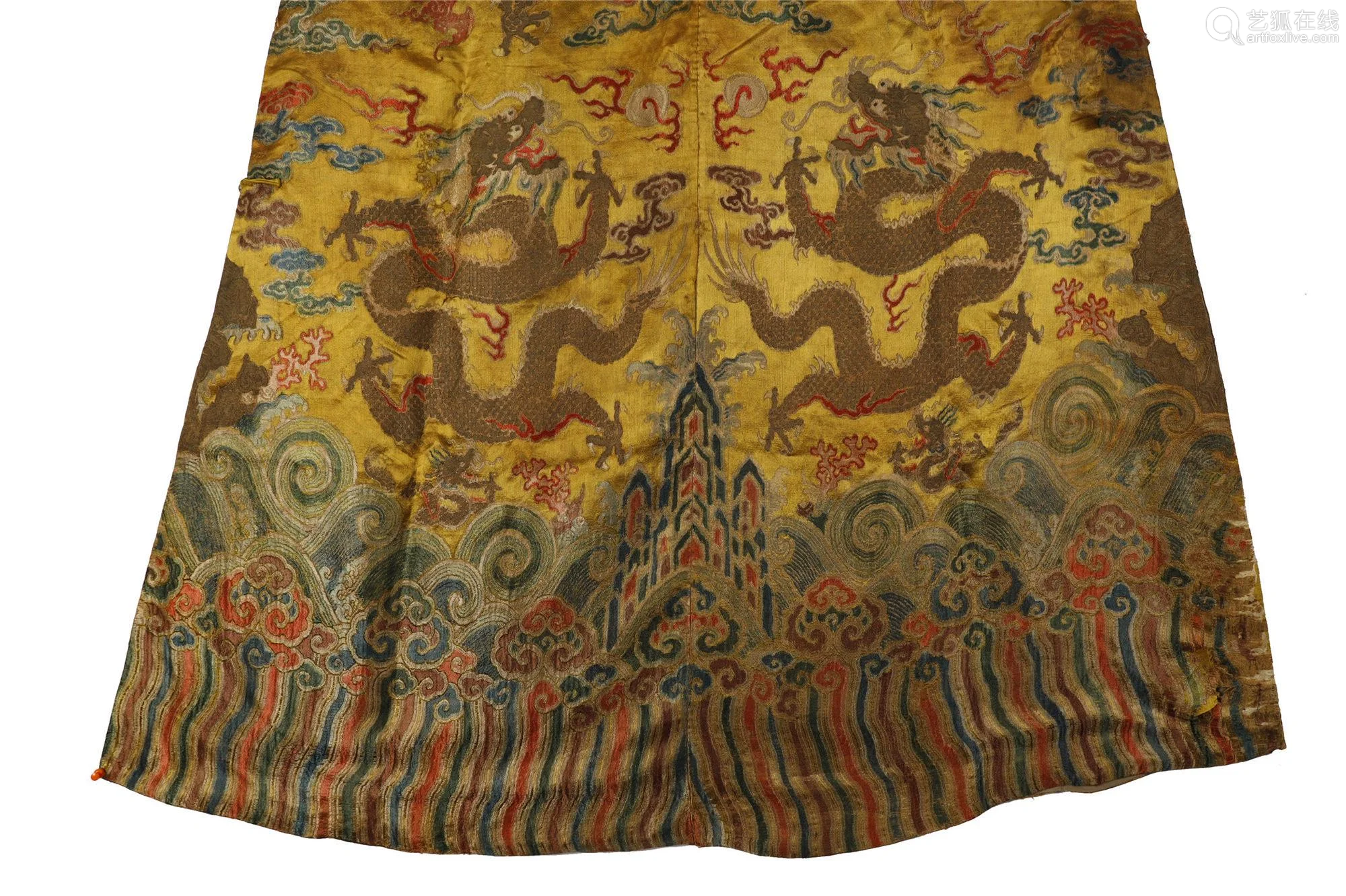 Title: Embroidered Silk Brocades and Textiles of the Ming and Qing Dynasties