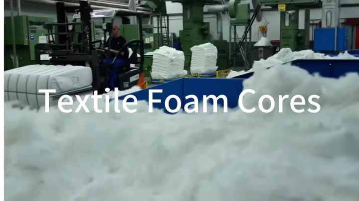 Textile Factory Looming Process Video