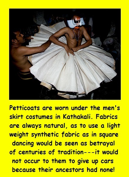 Dance demonstrated with textiles