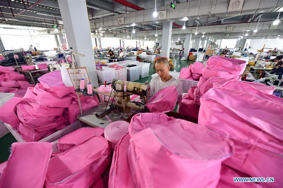 Textile Factory Work in Apron