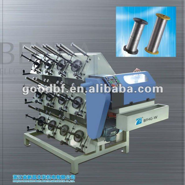 Title: Teaching Video on Textile Factorys Automatic Bobbin Winding Machine