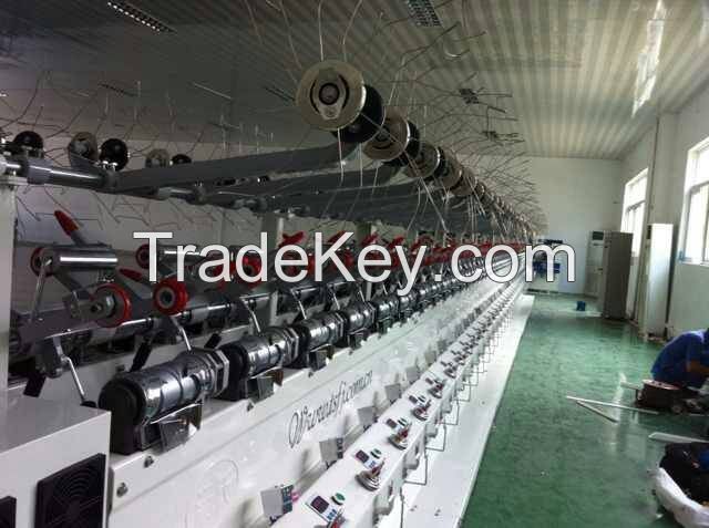 Title: Teaching Video on Textile Factorys Automatic Bobbin Winding Machine