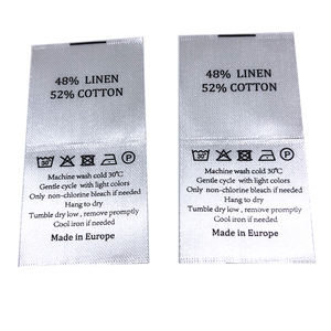 Textile Washing Label Regulations