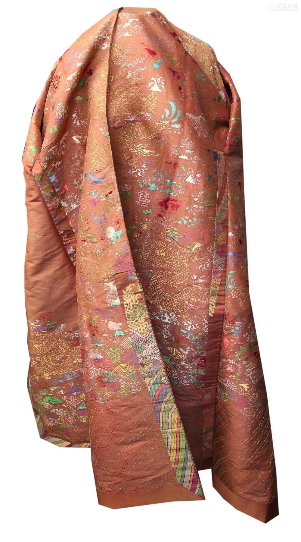 Title: Embracing the Beauty of Tradition: A Masterpiece of Fine Chinese Silk Textiles from Fangqi