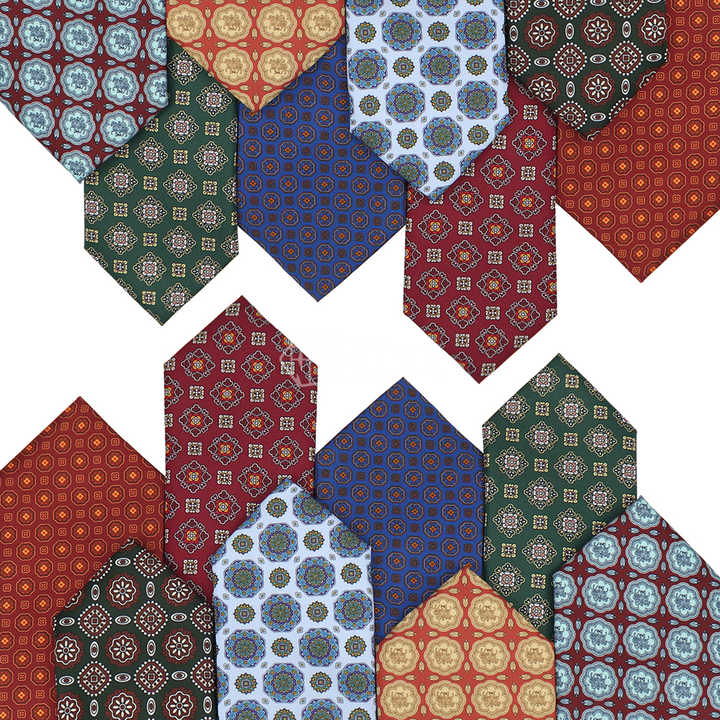 Title: Geometric Arrangements of Textile Patterns