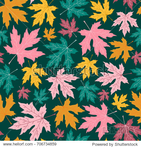 Title: Designing a Textile Pattern Inspired by Maple Leaves