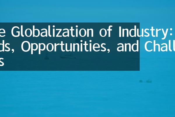 The Global Textile Industry: Trends, Opportunities, and Challenges in Overseas Trade