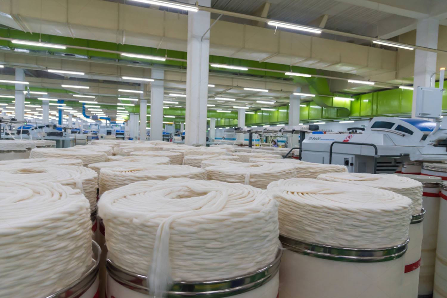 The White Doves of the Textile Factory