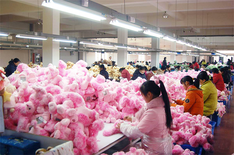 The Textile Toy Wholesale Market in Yiwu