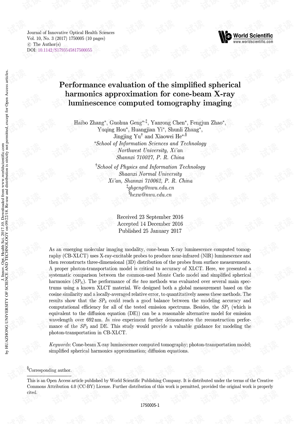 Antimicrobial Performance Evaluation of Textiles using a Absorption Method