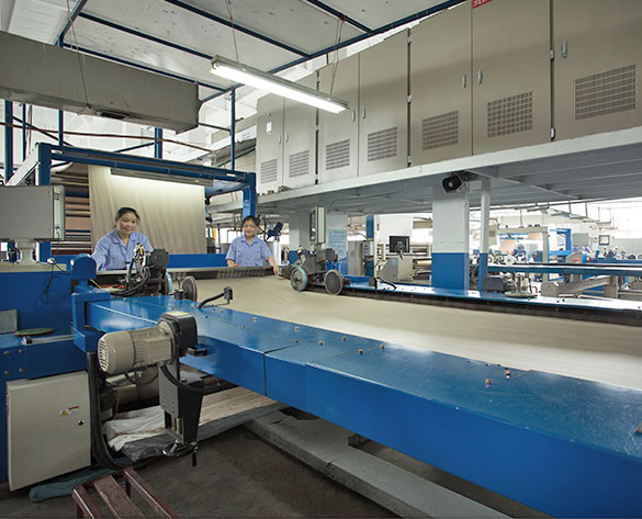 Verification of Textile Strength Machine Operations during Factory Production