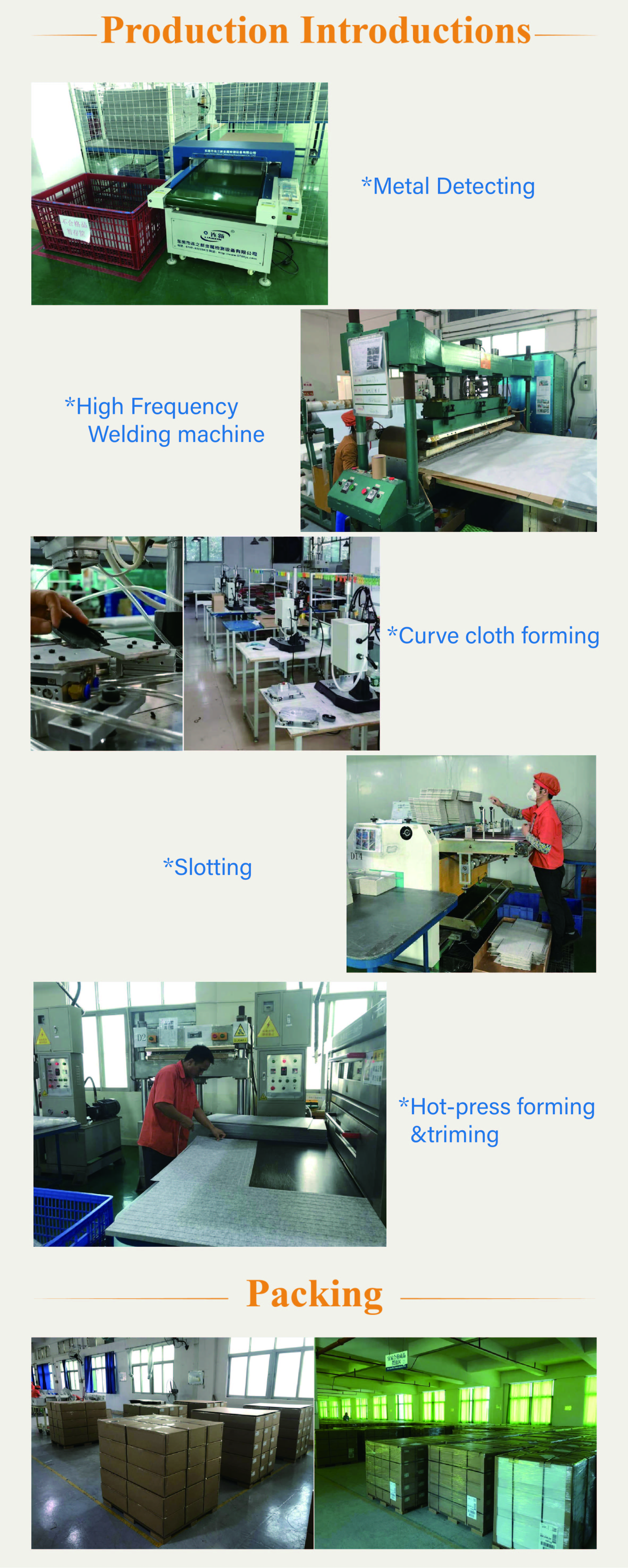 Textile Factory Produces Tableware