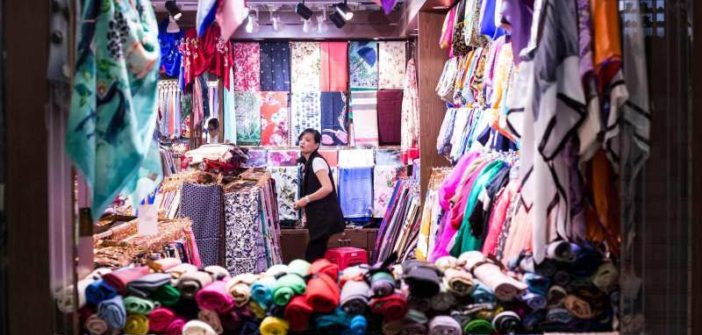 The Textile Wholesale Market in Xian