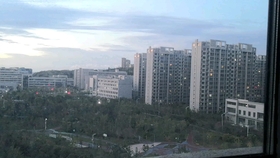 The Textile Wholesale Station in Wuhan, Hubei Province