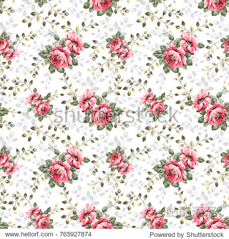 Textile Pattern Wallpaper