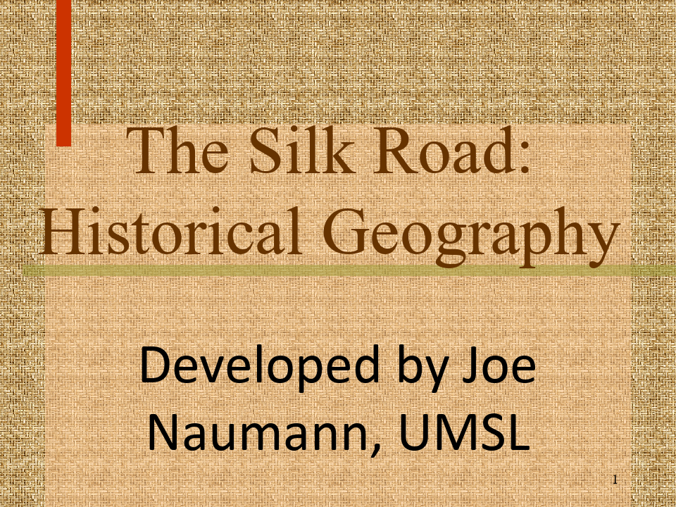 The Legend of the Silk Road and Textiles