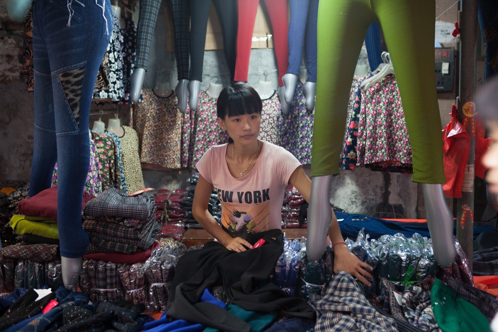 The Textile and Trimming Wholesale Market in Guangzhou