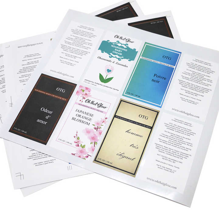 Textile Sample Book Labels