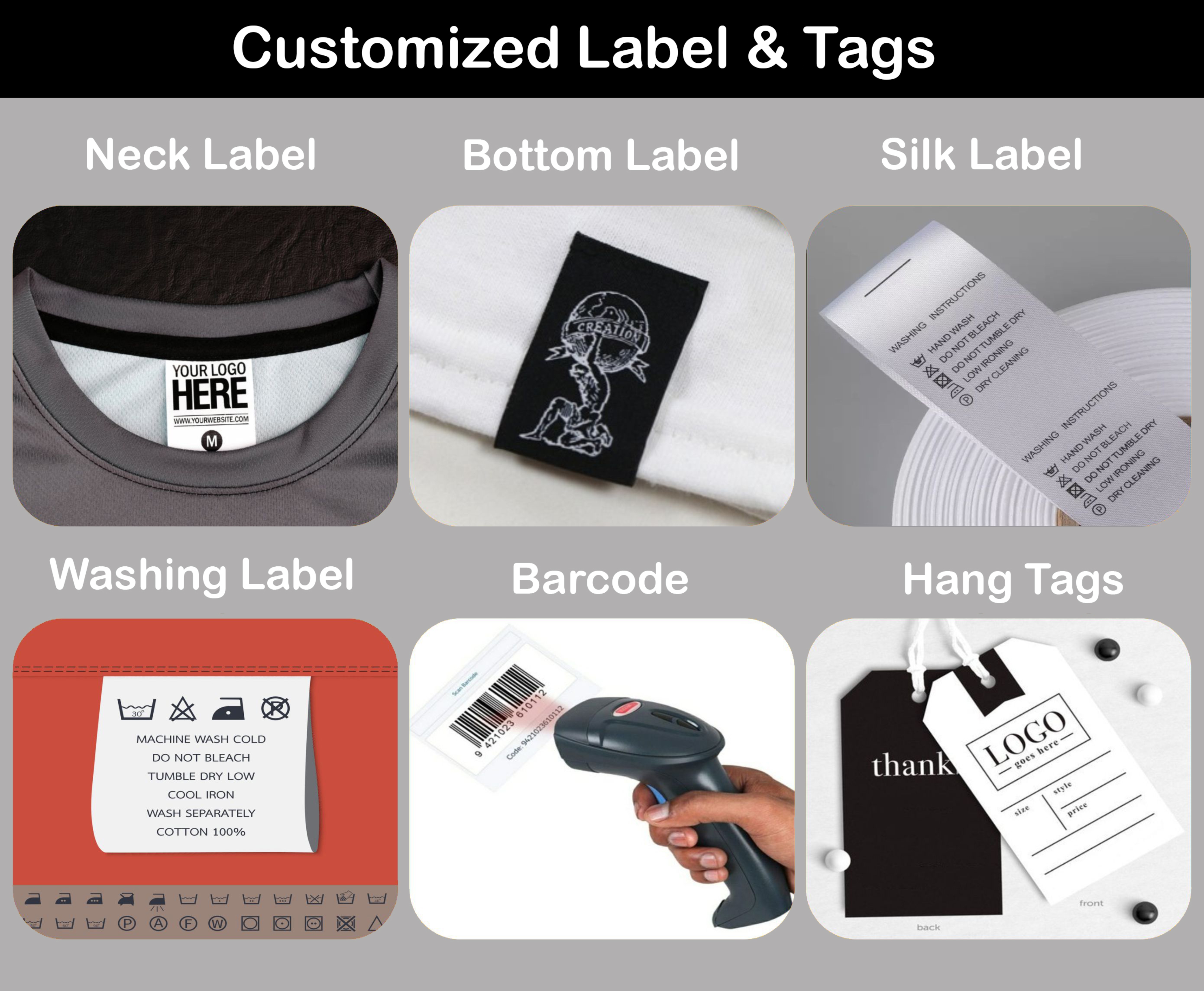 A Comprehensive Guide to Textile Care Labels: Images and Information