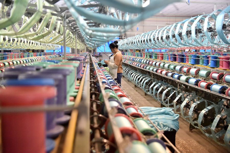 The Textile Market in Dongle, Suzhou