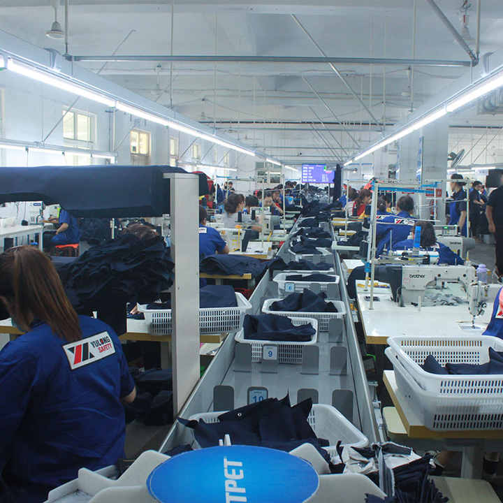 The Womens Workers at the Textile Factory