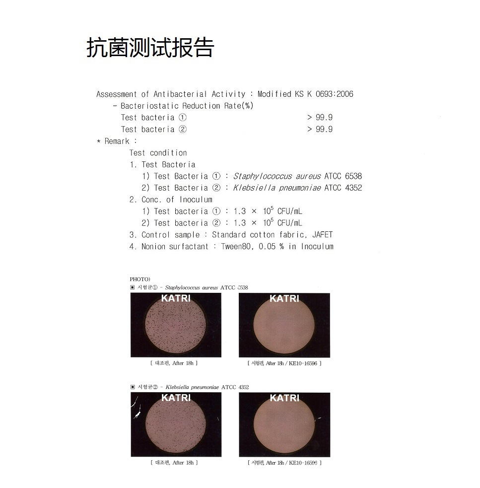 Textile抗真菌测试